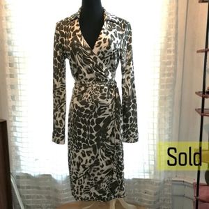Diane von Furstenburg All Silk Wrap Dress
